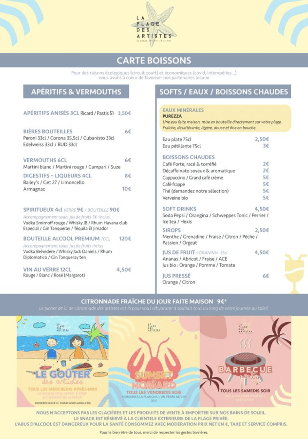 Restaurant - Menu